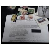 3  UNOPENED ROLLS OF "FOREVER" STAMPS PLUS COLLECTIBLE STAMPS