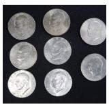 8) EISENHOWER DOLLARS