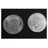 8) EISENHOWER DOLLARS
