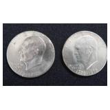 8) EISENHOWER DOLLARS