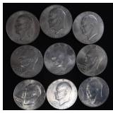 9)1776-1976 BICENTENNIAL EISENHOWER DOLLARS