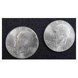 9)1776-1976 BICENTENNIAL EISENHOWER DOLLARS