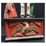 VINTAGE CAST IRON "UNCLE SAM" BANK