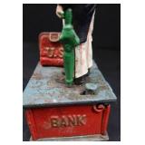 VINTAGE CAST IRON "UNCLE SAM" BANK