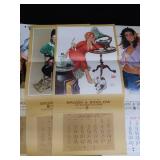 PIN UP CALENDARS ~ BROWN& BIGLOW GIRLS 1949 ~1970