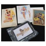 VARGA PLAYMATE BRIDGE SET IN PLASTIC PLUS MORE