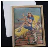 VARGA PLAYMATE BRIDGE SET IN PLASTIC PLUS MORE