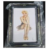 VARGA PLAYMATE BRIDGE SET IN PLASTIC PLUS MORE