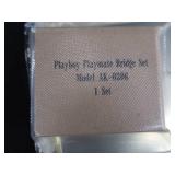 VARGA PLAYMATE BRIDGE SET IN PLASTIC PLUS MORE