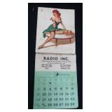 VINTAGE PIN UP COMICS BOOKS AND CALENDERS