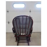 GLIDER ROCKING CHAIR WITH GLIDNG FOOT STOOL