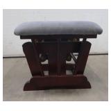 GLIDER ROCKING CHAIR WITH GLIDNG FOOT STOOL