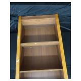 SMALL WOODEN SHELF  FAN / LIGHT