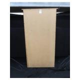 SMALL WOODEN SHELF  FAN / LIGHT