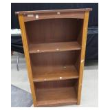 SMALL WOODEN SHELF  FAN / LIGHT