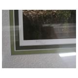 FRAMED, MATTED, NUMBERED PRINT