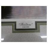 FRAMED, MATTED, NUMBERED PRINT