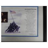 FRAMED AND MATTED PATRIOTIC PRINTS