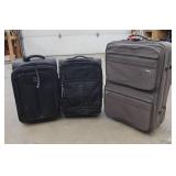 3 TRAVEL SUITCASES