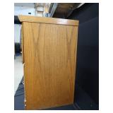 2 DRAWER WOODEN FILING CABINET