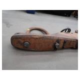 ANTIQUE DOUBLE OX YOKE WITH IRON HARDWARE