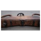 ANTIQUE DOUBLE OX YOKE WITH IRON HARDWARE