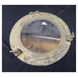 BRASS PORT HOLE MIRROR
