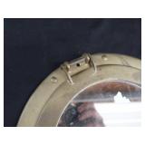 BRASS PORT HOLE MIRROR