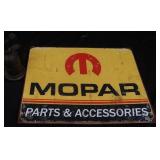 VINTAGE METAL MOPAR SIGN / VINTAGE BRASS BLOWTORCH