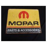 VINTAGE METAL MOPAR SIGN / VINTAGE BRASS BLOWTORCH