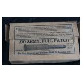 BOX OF WINCHESTER .30 AMMO