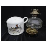 VINTAGE POTTERY / OIL LAMPS