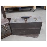 MEDICAL STAND, METAL TOOL BOXES, AND A GARAGE SEAT/CHAIR ON WHEELS