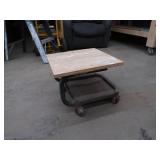 MEDICAL STAND, METAL TOOL BOXES, AND A GARAGE SEAT/CHAIR ON WHEELS