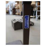 MEDICAL STAND, METAL TOOL BOXES, AND A GARAGE SEAT/CHAIR ON WHEELS