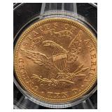 Liberty Head $10 Gold Eagle 1882 Coin