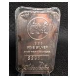 SilverTowne 5 oz .999 Fine Silver Bar