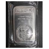 APMEX 1 oz .999 Fine Silver Bar