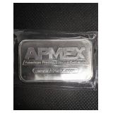 APMEX 1 oz .999 Fine Silver Bar