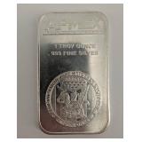 APMEX 1 Troy Ounce .999 Fine Silver Bar