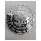 Morgan 1oz Silver round