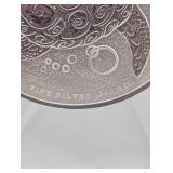 New Zealand Turtle Silver Coin - 1 oz .999 Fine - Five Dollars - 2015
