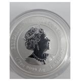 Australia Year of the Mouse 2020 Silver Coin 1/2 oz .9999 Ag - 50 Dollars