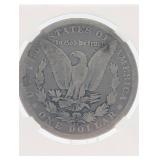 Morgan Silver Dollar 1890-CC - United States One Dollar Coin