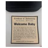 MPI Welcome Baby 1oz .999 Fine Silver Coin - Certificate Included