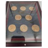 United States Commemorative Gallery - 2009 Presidential Dollars Set - 8-Coin Display Case