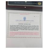 United States Commemorative Gallery - 2009 Presidential Dollars Set - 8-Coin Display Case