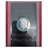 40% Silver 1972 Eisenhower Dollar Proof Coin - One Dollar, U.S. Mint Packaging (Ike Dollar)