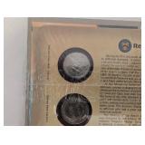 Return to Monticello Nickel Sets (2) & 1980s Stamp Sheet & 5-Coin Folder