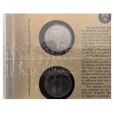 Return to Monticello Nickel Sets (2) & 1980s Stamp Sheet & 5-Coin Folder